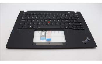 Lenovo 5M11L59497 C-Cover with keyboard, Icelandic, Black, Backlight, WWAN, UK