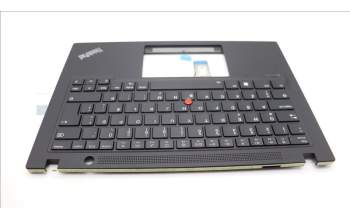 Lenovo 5M11L59497 C-Cover with keyboard, Icelandic, Black, Backlight, WWAN, UK