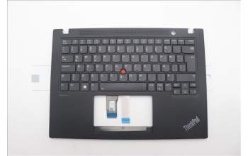 Lenovo 5M11L59499 C-Cover with keyboard, Icelandic, Black, Backlight, WWAN, UK