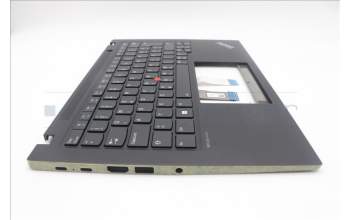 Lenovo 5M11L59539 C-Cover with keyboard, Slovenian, Black, Backlight, WWAN, UK