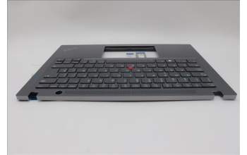 Lenovo 5M11L59634 C-Cover with keyboard, Spanish, Grey, Backlight, UK