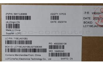 Lenovo 5M11L60856 MECH_ASM FRU KB CCV FRA UK BL (SRX) BK