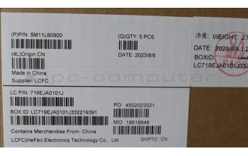 Lenovo 5M11L60900 MECH_ASM FRU KB CCV SWE/FIN UK BL(SRX)BK