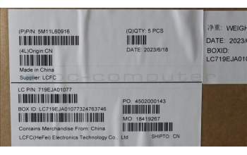 Lenovo 5M11L60916 MECH_ASM FRU KB CCV UK UK BL (SRX) BK