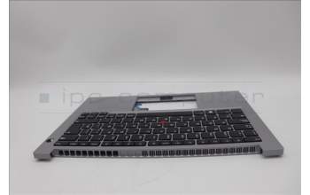 Lenovo 5M11L60992 C-Cover with keyboard,Spanish,Arctic Grey