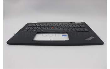 Lenovo 5M11L64103 C-Cover with keyboard, Estonian, Black, Backlight, UK