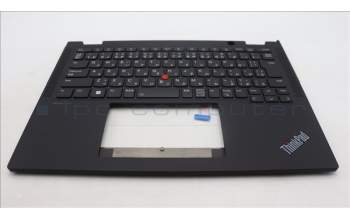 Lenovo 5M11L64136 C-Cover with keyboard, Japanese, Black, Backlight, JP