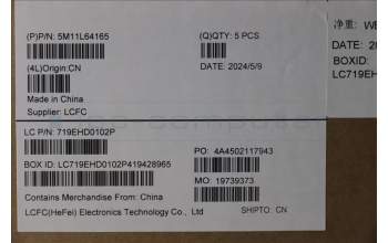Lenovo 5M11L64165 MECH_ASM KBD W C SWS BKLT CHY UK BK