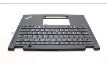 Lenovo 5M11L64172 C-Cover with keyboard, Thai, Black, Backlight, US