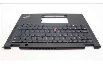 Lenovo 5M11L64211 C-Cover with keyboard, Danish, Black, Backlight, WWAN, UK