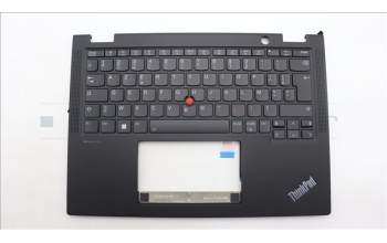 Lenovo 5M11L64224 C-Cover with keyboard,French,Black,Backlight,WWAN