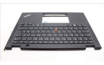 Lenovo 5M11L64224 C-Cover with keyboard,French,Black,Backlight,WWAN