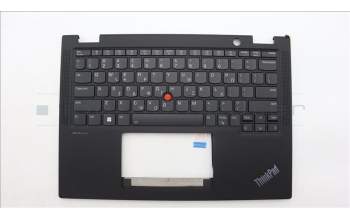 Lenovo 5M11L64232 C-Cover with keyboard, Greek, Black, Backlight, WWAN, US
