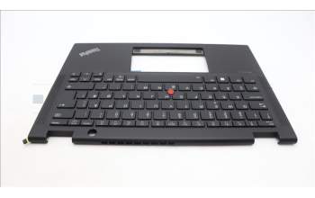 Lenovo 5M11L64259 C-Cover with keyboard, Norwegian, Black, Backlight, WWAN, UK