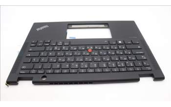 Lenovo 5M11L64268 C-Cover with keyboard, Russian, Black, Backlight, WWAN, US