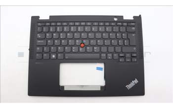 Lenovo 5M11L64271 C-Cover with keyboard, Slovenian, Black, Backlight, WWAN, UK