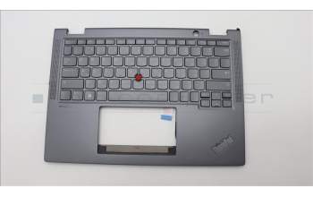 Lenovo 5M11L64334 C-Cover with keyboard, Hebrew, Grey, Backlight, US
