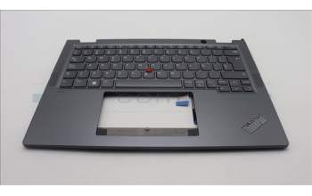 Lenovo 5M11L64585 C-Cover with keyboard, Spanish, Grey, Backlight, UK