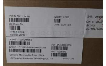 Lenovo 5M11L64589 C-Cover with keyboard, Swedish/Finnish, Grey, Backlight, UK