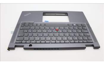 Lenovo 5M11L64613 C-Cover with keyboard, UK English, Grey, Backlight, UK