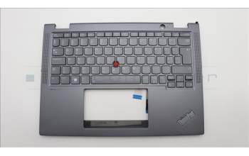 Lenovo 5M11L64690 C-Cover with keyboard, Hungarian, Grey, Backlight, WWAN, UK