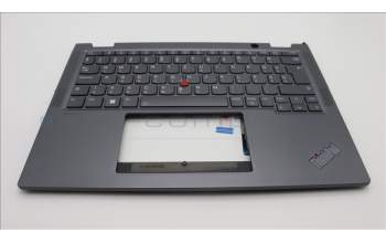 Lenovo 5M11L64690 C-Cover with keyboard, Hungarian, Grey, Backlight, WWAN, UK