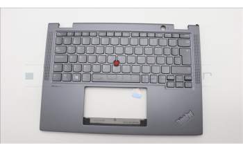 Lenovo 5M11L64726 C-Cover with keyboard, Portuguese, Grey, Backlight, WWAN, UK