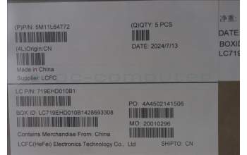 Lenovo 5M11L64772 C-Cover with keyboard, UK English, Grey, Backlight, WWAN, UK