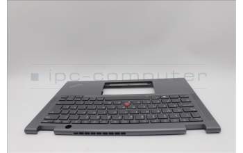Lenovo 5M11L64772 C-Cover with keyboard, UK English, Grey, Backlight, WWAN, UK