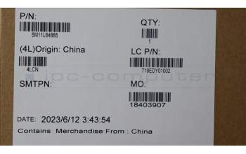 Lenovo 5M11L64885 FRU RGB BEZEL+FHD TAPE AL ASM