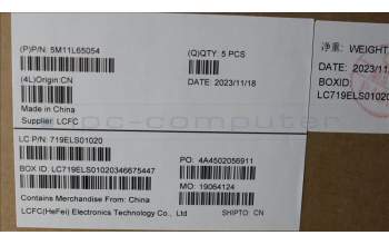 Lenovo 5M11L65054 MECH_ASM FRU KB CCV UK (CHY) UK BK