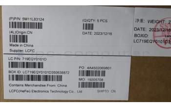 Lenovo 5M11L83124 MECH_ASM KBDBZL,EURO ENG,WL,BK/GY,SRX