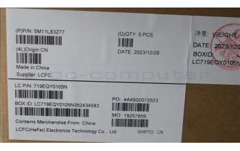 Lenovo 5M11L83277 MECH_ASM KBDBZL,FRA,WL,BK/BZ,SRX