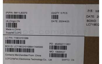 Lenovo 5M11L83370 MECH_ASM KBDBZL,SLV,WW,BK/BZ,SRX