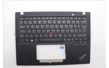 Lenovo 5M11L85665 C-Cover with keyboard, Danish, Black, UK