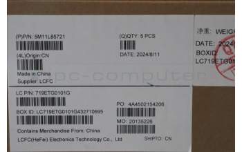 Lenovo 5M11L85721 C-Cover with keyboard, Hungarian, Black, UK