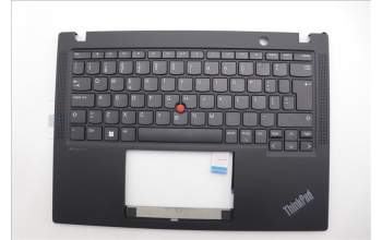 Lenovo 5M11L85782 C-Cover with keyboard, Portuguese, Black, UK
