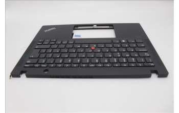 Lenovo 5M11L85782 C-Cover with keyboard, Portuguese, Black, UK