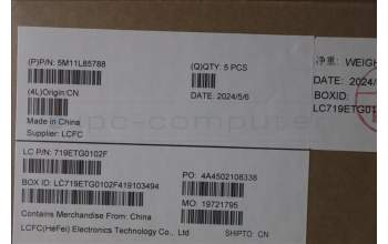 Lenovo 5M11L85788 C-Cover with keyboard, Russian, Black, US