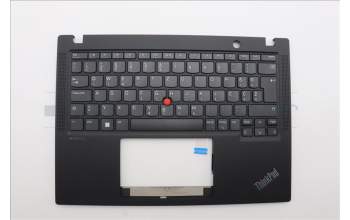 Lenovo 5M11L85795 C-Cover with keyboard, Slovenian, Black, UK