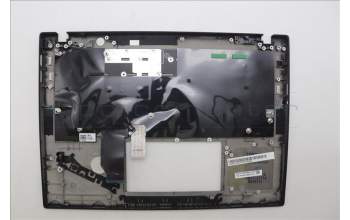 Lenovo 5M11L85813 C-Cover with keyboard, Switzerland, Black, UK