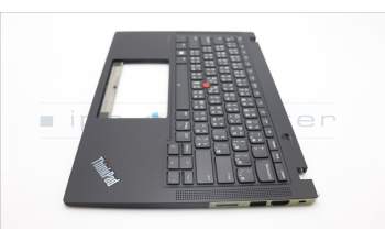 Lenovo 5M11L85819 C-Cover with keyboard, Traditional Chinese, Black, US