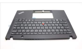 Lenovo 5M11L85819 C-Cover with keyboard, Traditional Chinese, Black, US
