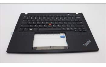 Lenovo 5M11L85903 C-Cover with keyboard, USA English, Black, Backlight, US
