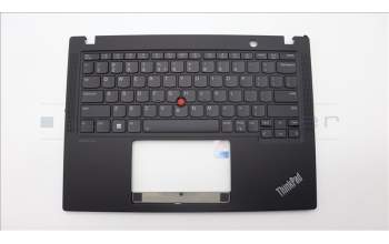Lenovo 5M11L85917 C-Cover with keyboard, US English Euro, Black, Backlight, US