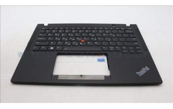 Lenovo 5M11L85942 C-Cover with keyboard, Greek, Black, Backlight, US