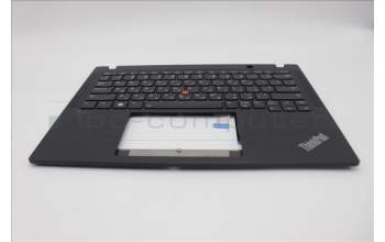 Lenovo 5M11L85948 C-Cover with keyboard, Hebrew, Black, Backlight, US