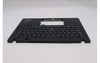 Lenovo 5M11L85954 C-Cover with keyboard, Hungarian, Black, Backlight, UK