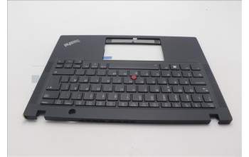 Lenovo 5M11L86003 C-Cover with keyboard, Norwegian, Black, Backlight, UK