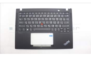 Lenovo 5M11L86058 C-Cover with keyboard, Thai, Black, Backlight, US